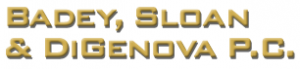 Badey, Sloan, DiGenova logo text