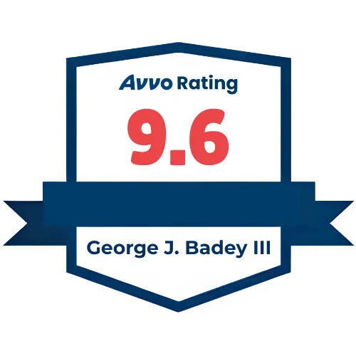 Avvo Rating (9.6) - George J. Badey III