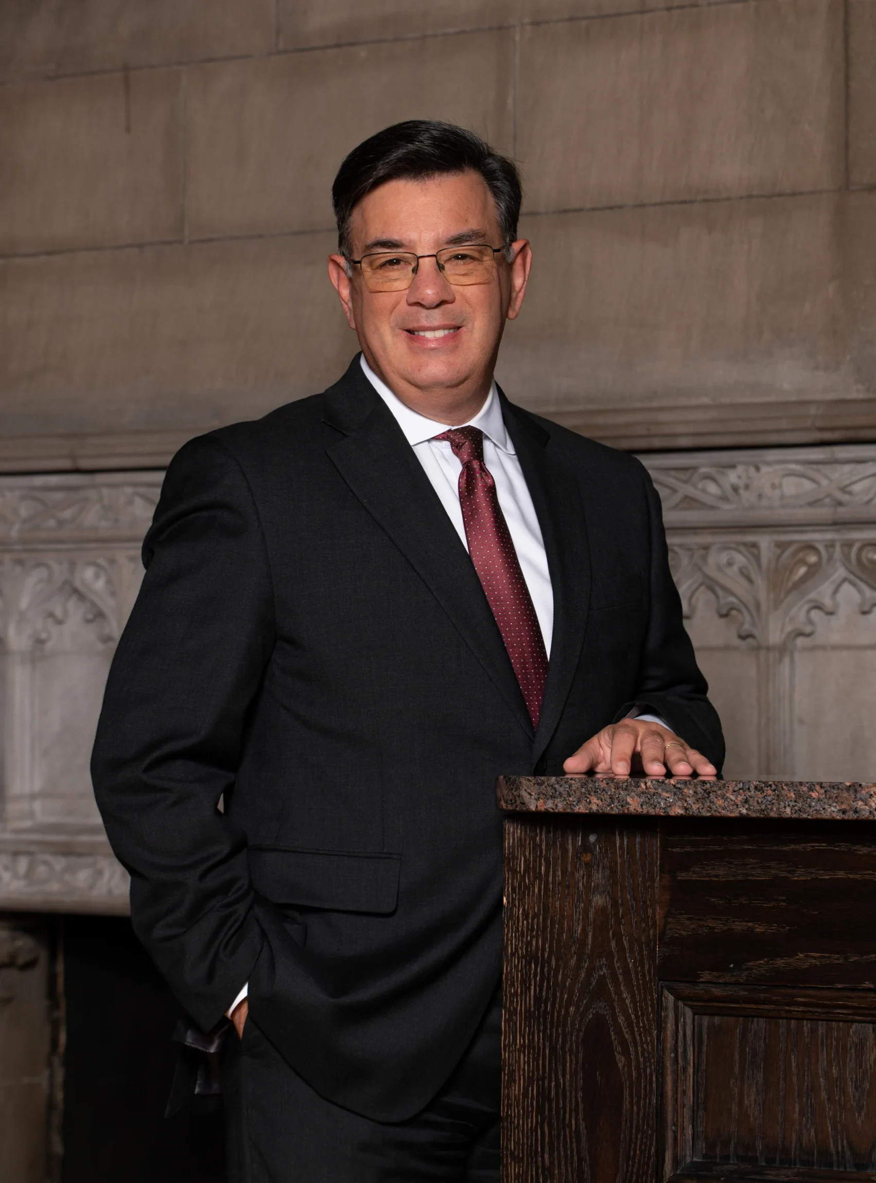 Michael H. DiGenova Full Headshot on Marble